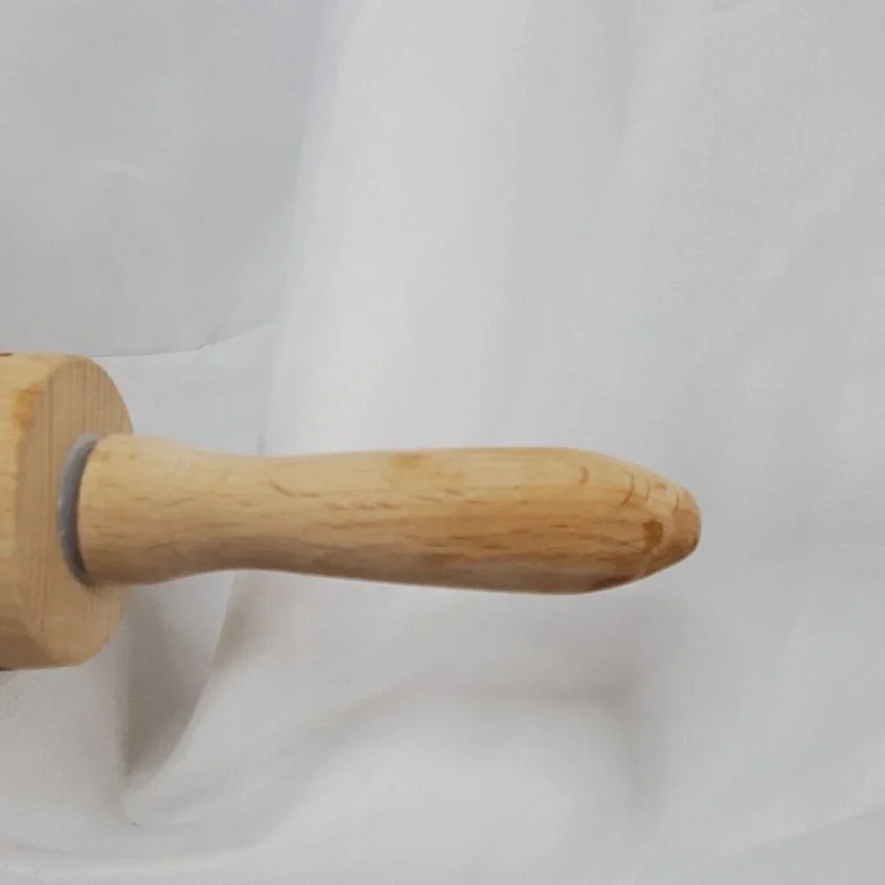 Embossed Rolling Pins for Baking Christmas Tree Engraved Wooden Rolling - Picture 3 of 9